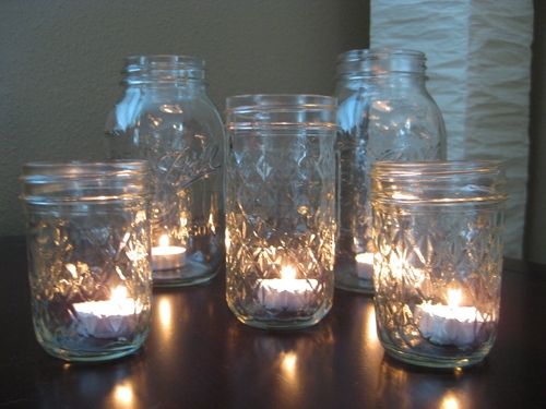 mason jar candles