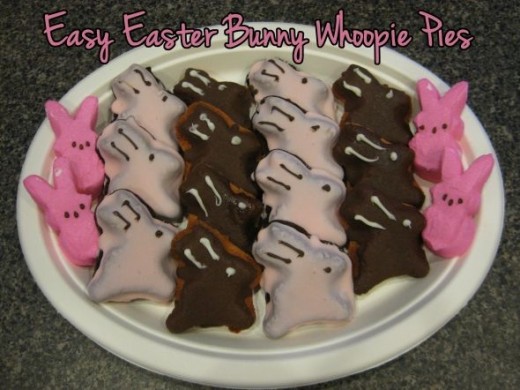 Easy Easter Bunny Whoopie Pies