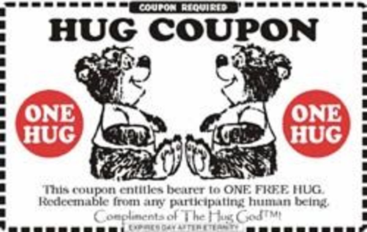 Printable Free Hug Coupons HubPages