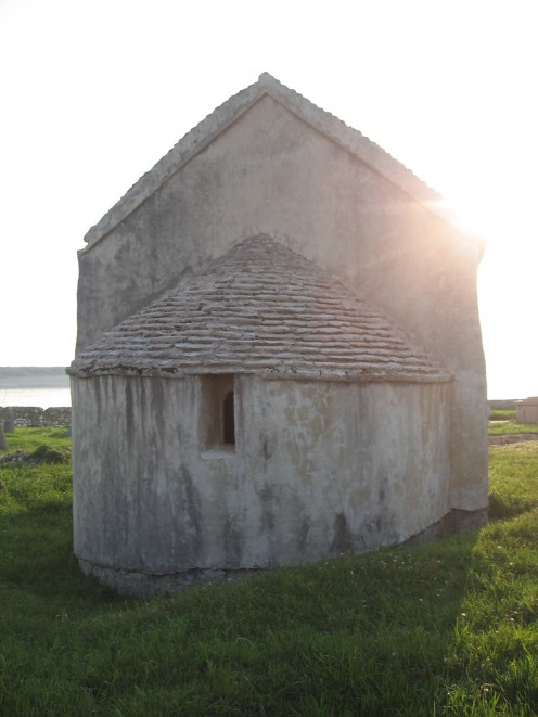 Island Pag, St. Nicholas church, from 12.th century, Croatia, photo by Tatjana-Mihaela