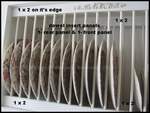 How To Build Your Own Plate Rack Cabinet Dengarden