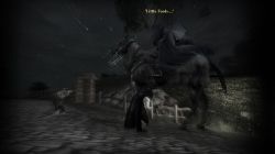 Hobbits meeting a Nazgul that is looking for Frodo