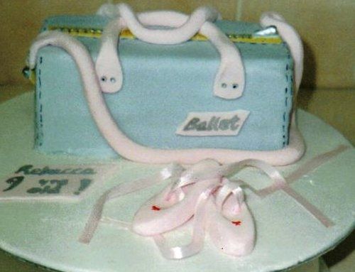 Ballet Bag and Shoes Cake