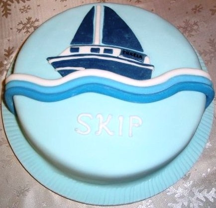 Yacht Cake (copied from a photo of a friends boat)