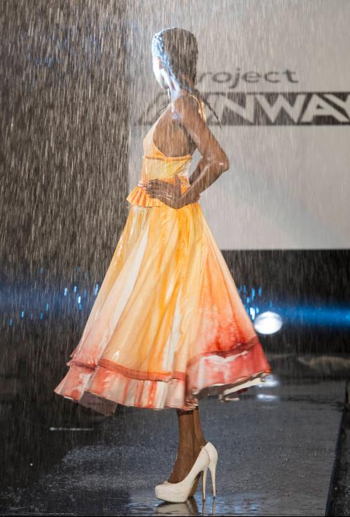 Project Runway 13 Sean Kelly Designs transforming 'Rainway' Dress