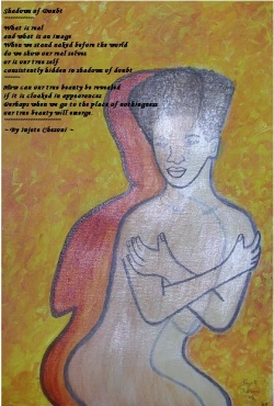 Shadows of Doubt Poetry Art by Injete