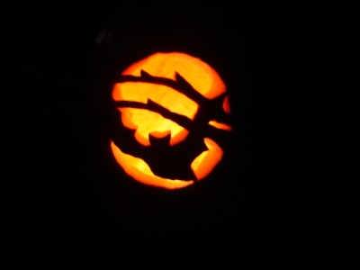 My brother's Jack-o'-lantern from a few years back!