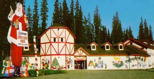 Santa's House In Summer Time 