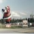 The Worlds Largest Santa just outside Santa's North Pole House