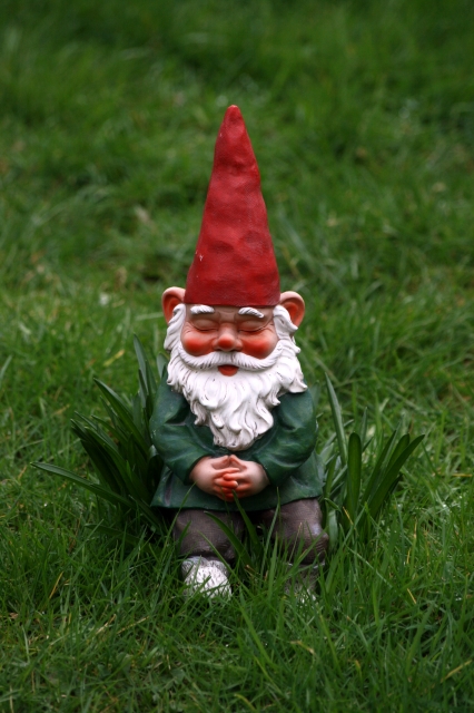A single garden gnome per acre will make your lawn happier