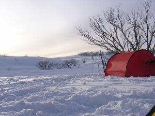 It is even possible to camp in the snow quite comfortably if you have the right tent.