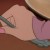 Sleeves end in small points over the backs of the hands Sleeves end in small points over the backs of the hands