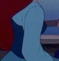 Back of the blouse and bodice