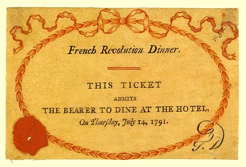 Ticket to the Infamous Dinner