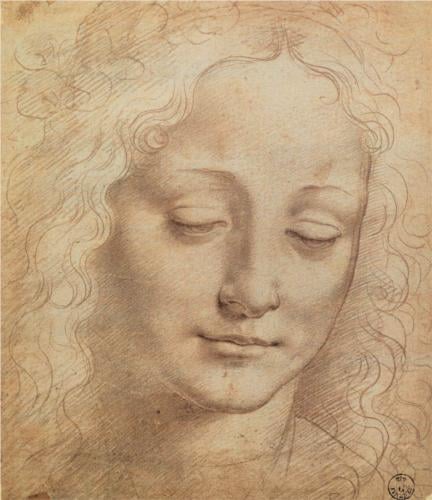 da Vinci, female head