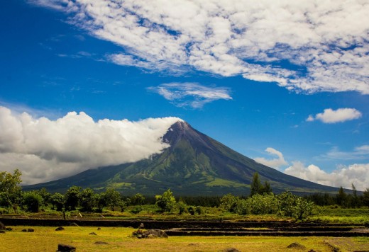 The Mayon Volcano in Albay, Bicol, Philippines