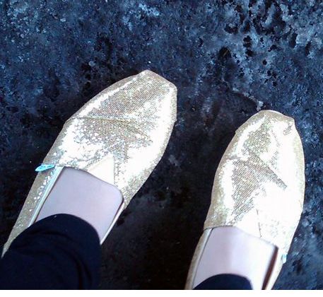 Toms Glitter Shoes