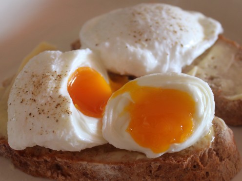 Poached eggs