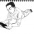 Extreme poses are fun. My husband let me sketch him. Extreme poses are fun. My husband let me sketch him.