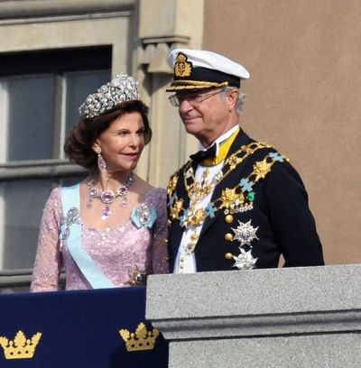 Wedding of Royals King Carl XVI Gustaf and Queen Silvia of Sweden