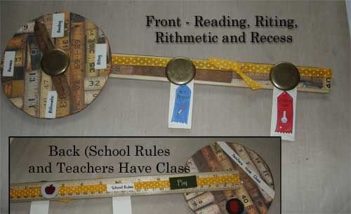 Ruler, Theme School Days