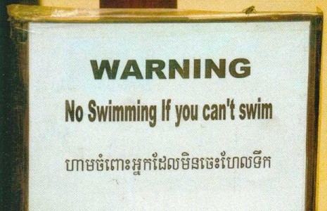 Avoid drowning yourself.