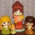 Blythe-Like Papier-Mache & Chalkware Statues: The center statue measures 10 3/4" tall, and is heavy chalkware. The medium-size statues are papier-mache banks, probably from the '60s--'70s. The smallest statue, a mere 3 1/2" tall, is made by Josef. Blythe-Like Papier-Mache & Chalkware Statues: The center statue measures 10 3/4" tall, and is heavy chalkware. The medium-size statues are papier-mache banks, probably from the '60s--'70s. The smallest statue, a mere 3 1/2" tall, is made by Josef.