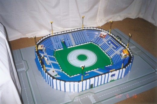 Custom LEGO stadium model by kevinw1