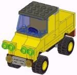 Yellow LEGO truck - click for instructions!