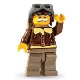 LEGO minifig pilot
