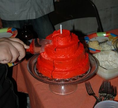 Devo Hat Cake