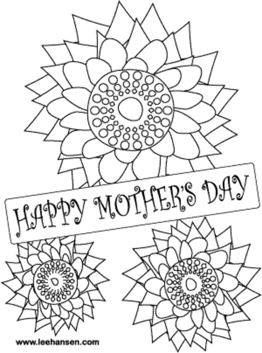 Download Mothers Day Coloring Pages | hubpages