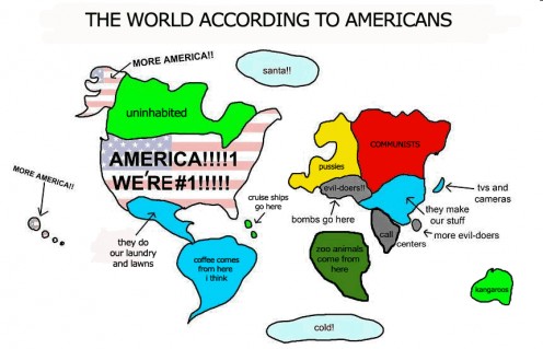 The way America sees the world.