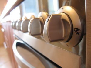 set oven to 500