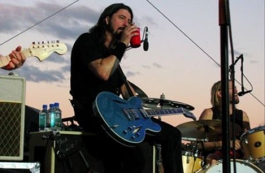 Dave Grohl taking a break