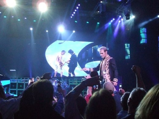 Van Halen on stage.