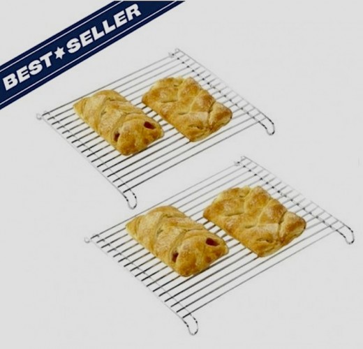 Packaged as a Set of 2, these cooling racks are perfect for pies and other baked goods.
