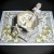 cream roses, spots and bows teacup
