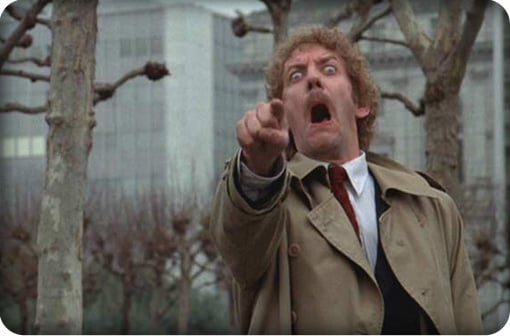 Donald Sutherland Spots a Human in the 1978 Version of Invasion of the Body Snatchers