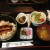 My lunch set. Eel over rice, miso soup, pickled vegetables, salad and sweet potatoes. My lunch set. Eel over rice, miso soup, pickled vegetables, salad and sweet potatoes.