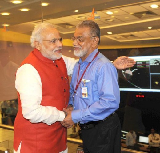 Prime Minister of India Narendra Modi congratulated ISRO chairperson K