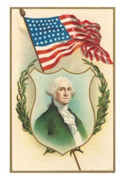 George Washington and Flag