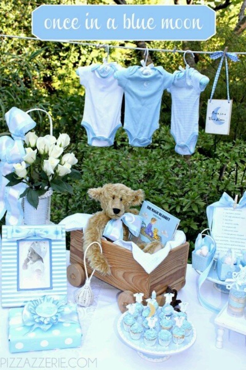 Diy Baby Shower Ideas For Boys / Baby Boy Shower Centerpieces for