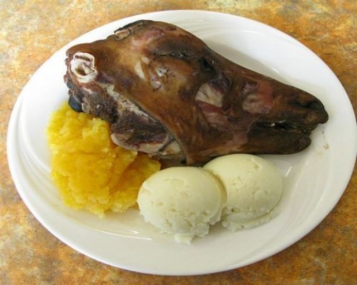 Tasty Singed and Boiled Sheep Head