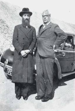Mendes with his friend - Rabbi Kruger