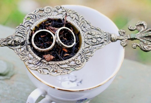 Tea themed ring bearer idea