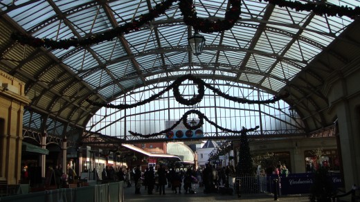 The Railway station turned Shopping Arcade