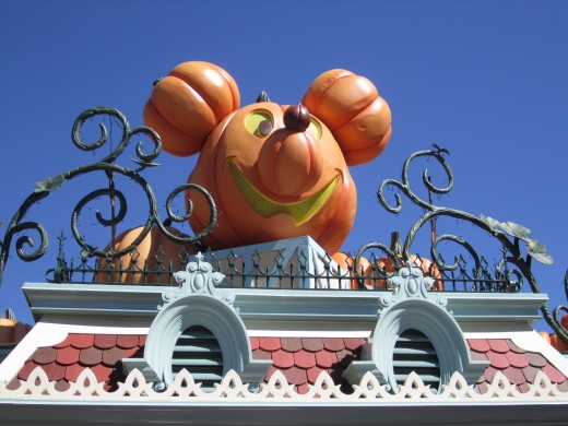 Here is the Mickey pumpkin. There is also Minnie, Pluto, Donald, and Goofy!