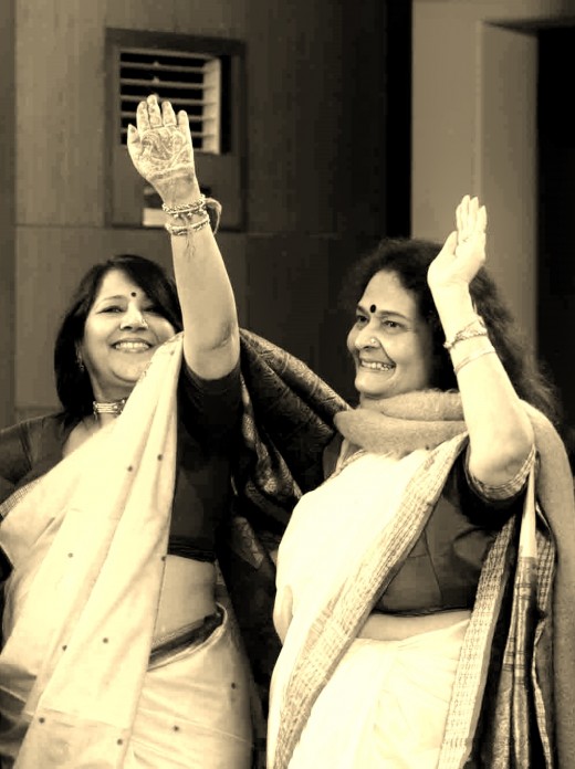 From left My Mom, right My Aunt 