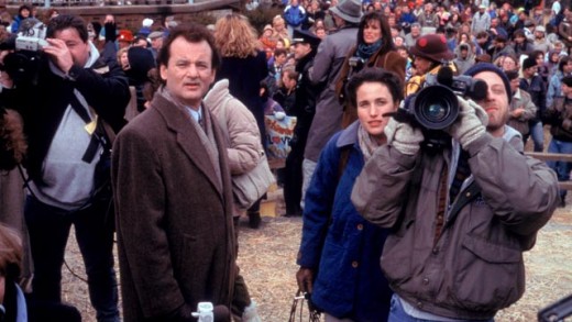 Bill Murray in Groundhog Day